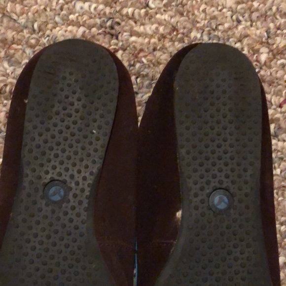 Suede Ballet Flats Bow Y2K - Picture 5 of 6